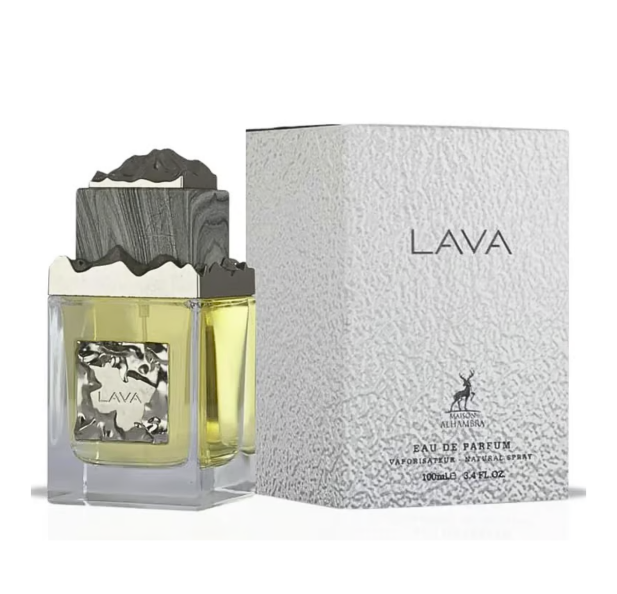 Lava by Maison Alhambra – pakuotė ir buteliukas