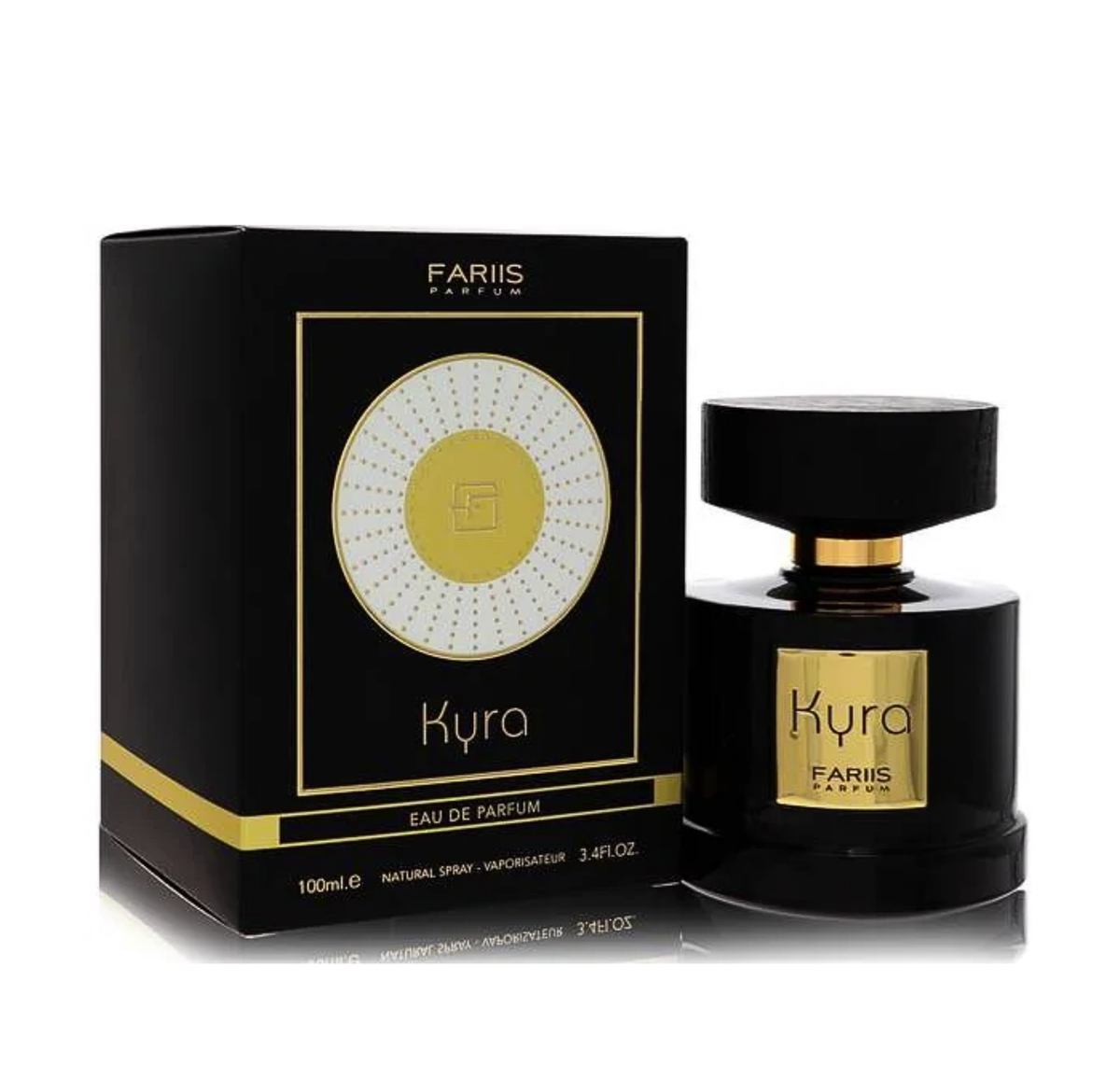 Kyra by Fariis – pakuotė ir buteliukas