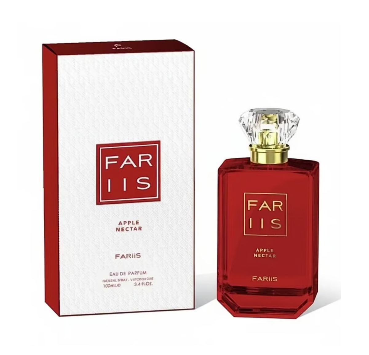 Apple Nectar by Fariis – pakuotė ir buteliukas