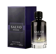 Salvo Intense by Maison Alhambra – pakuotė ir buteliukas