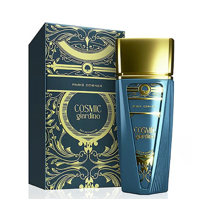 Cosmic Giardino by Paris Corner EDP 100ml – pakuotė ir buteliukas