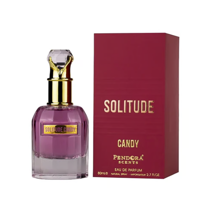 PENDORA SCENT Solitude Candy – pakuotė ir buteliukas